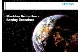 Siemens - Machine Protection Setting Exercises