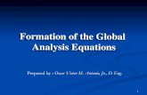Chapter 3 - Global Analysis Equations