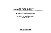 UC FontConverter Manual