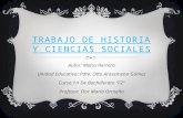 Trabajo de Historia y Ciencias Sociales