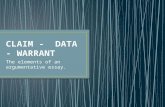 Claim Data Warrant