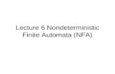Lecture 6 Nondeterministic Finite Automata (NFA).