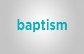 The Moment of Commitment baptizo βαπτιζω Mark 1:4 (NIV) And so John the Baptist appeared in the wilderness, preaching a baptism of repentance for the.