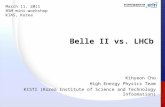 Belle II vs. LHCb Kihyeon Cho High Energy Physics Team KISTI (Korea Institute of Science and Technology Information) March 11, 2011 BSM mini-workshop KIAS,