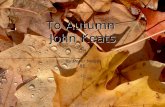 To Autumn John Keats By Peter Moon 8E Ω. Picture of John Keats sitting outside, in Autumn.