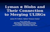 Lyman α Blobs and Their Connection to Merging ULIRGs James W. Colbert, Spitzer Science Center Harry I. Teplitz, SSC Paul Francis, Australian National University.