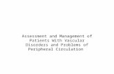 Assessment and Management of Patients With Vascular Disorders and Problems of Peripheral Circulation.