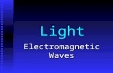 Light Electromagnetic Waves. Ray Model Speed of Light 220,000,000m/s