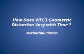 How Does WFC3 Geometric Distortion Vary with Time ? Kozhurina-Platais.