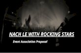 NACH LE WITH ROCKING STARS Event Association Proposal.
