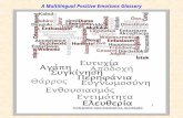 A Multilingual Positive Emotions Glossary. The Greek Multilingual Positive Emotions Glossary