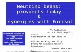 Eurisol User Group, 14 Jan 2008V. Palladino ν beams: prospects today & synergies with Eurisol" Neutrino beams: prospects today & synergies with Eurisol.