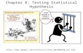 Chapter 8: Testing Statistical Hypothesis .