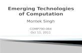 Montek Singh COMP790-084 Oct 11, 2011.  Today’s topics: ◦ more on error metrics ◦ more applications ◦ architectures and design tools ◦ challenges and.