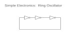 Simple Electronics: Ring Oscillator. 74HC04 Ground (Gnd) Power.