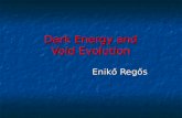 Dark Energy and Void Evolution Dark Energy and Void Evolution Enikő Regős Enikő Regős.