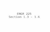 ENGR 225 Section 1.3 – 1.6. Internal Loadings Resultant Force and Moment.