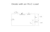 Diode with an RLC Load v L (t) v C (t) V Co. Close the switch at t = 0 V Co.