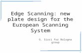 Edge Scanning: new plate design for the European Scanning System G. Sirri for Bologna group.