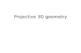 Projective 3D geometry. Singular Value Decomposition.