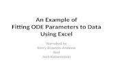 An Example of Fitting ODE Parameters to Data Using Excel Narrated by Kerry Braxton-Andrew And Josh Katzenstein.
