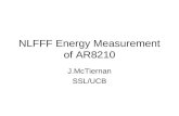 NLFFF Energy Measurement of AR8210 J.McTiernan SSL/UCB.