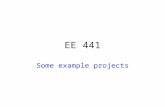EE 441 Some example projects. Singular Value Decomposition for Image Compression A = U Λ V T = σ1σ1 σ2σ2 σ3σ3 Use svd command in MATLAB…