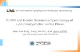 REMPI and Double Resonance Spectroscopy of L -β-Homotryptophan in Gas Phase Hae Jun Jung, Jung Jin Kim, and Hyuk KANG Ajou University, Suwon 443-749, Korea.