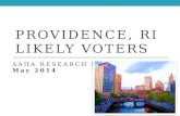 PROVIDENCE, RI LIKELY VOTERS ΔΑΠΑ R ESEARCH I NC. May 2014.