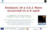 S.L. Guglielmino eHeroes Final Meeting Leuven – 8 th February 2015 Analysis of a C4.1 flare occurred in a δ spot S.L. Guglielmino 1, F. Zuccarello 1, P.