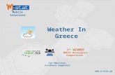 Mobile Solutions  Weather In Greece 1 st WINNER NOKIA Developers Competition Ίων Μπαντέκας Διευθύνων Σύμβουλος.