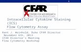 Intracellular Cytokine Staining (ICS) Flow Cytometry Assay 1 Kent J. Weinhold, Duke CFAR Director November 6th, 2013 CFAR Director’s Meeting Flow Cytometry.