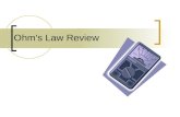 Ohmâ€™s Law Review. Division Review 15 · 25 12 · 23 12 · 2.3