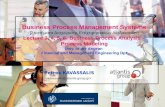 1 Business Process Management Systems [Συστήματα Διαχείρισης Επιχειρησιακών Διαδικασιών] Lecture 3, 4, 5, 6: Business Process Analysis
