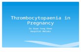 Thrombocytopaenia in Pregnancy Dr Guan Yong Khee Hospital Melaka.