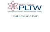 Heat Loss and Gain. Heat Transfer Winter Heat Loss Summer Heat Gain British Thermal Units (Btu) Formula for Heat Load Heat Loss Through a Wall Wall R-Value.