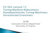 Qi Mi Computer Science Department University of Virginia 1