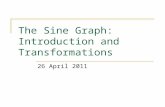 The Sine Graph: Introduction and Transformations 26 April 2011.