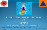 Principles and Guidelines of Safety and Operational Behavior Pierantonios Papazoglou, Section Leader BSc, M.Eng, 6-sigma, NEBOSH, BLS, ΕΤΕΚ, PhD Cand.