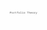 Portfolio Theory. Indifference Curve Expected Return E(r) Standard Deviation σ(r) Increasing Utility Indifference Curve -Represents individual’s willingness.
