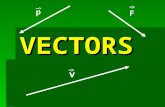 VECTORS v Fp Scalar quantities – that can be completely described by a number with the appropriate units. ( They have magnitude only. ) Such as length,
