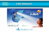 I-RA (Shower) Patented Products (7 sections). Heat-Resisting PCMain material 0.7~7.5kgf / ㎠ / 0~70 ℃ Usable Water Pressure / Temperature 62.0(W)X53.0(D)X240.0(H)