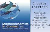 Chapter Thirteen: Aggregate Supply, Aggregate Demand, and Inflation: Putting it All Together.