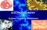 ELECTROCHEMISTRY By Ethan Foreman & Janani Raman.