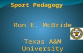 Ron E. McBride Texas A&M University. Comes from the Greek παιδαγωγέω (paidagōgeō); in which πα ῖ ς (país, genitive παιδός, paidos) means "child" and.