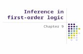 Inference in first-order logic Chapter 9. Outline Reducing first-order inference to propositional inference Unification Generalized Modus Ponens Forward.
