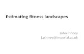 Estimating fitness landscapes John Pinney j.pinney@imperial.ac.uk.
