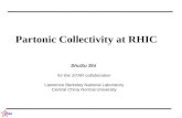 Partonic Collectivity at RHIC ShuSu Shi for the STAR collaboration Lawrence Berkeley National Laboratory Central China Normal University.