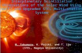 Interplanetary Scintillation Observations of the Solar Wind Using SWIFT and Upgraded STEL Multi-station System M. Tokumaru, K. Fujiki, and T. Iju (STEL,