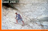 Geol 244 – structural geology Lecture 11 – Brittle faulting Geol 244 – structural geology Lecture 11 – Brittle faulting.